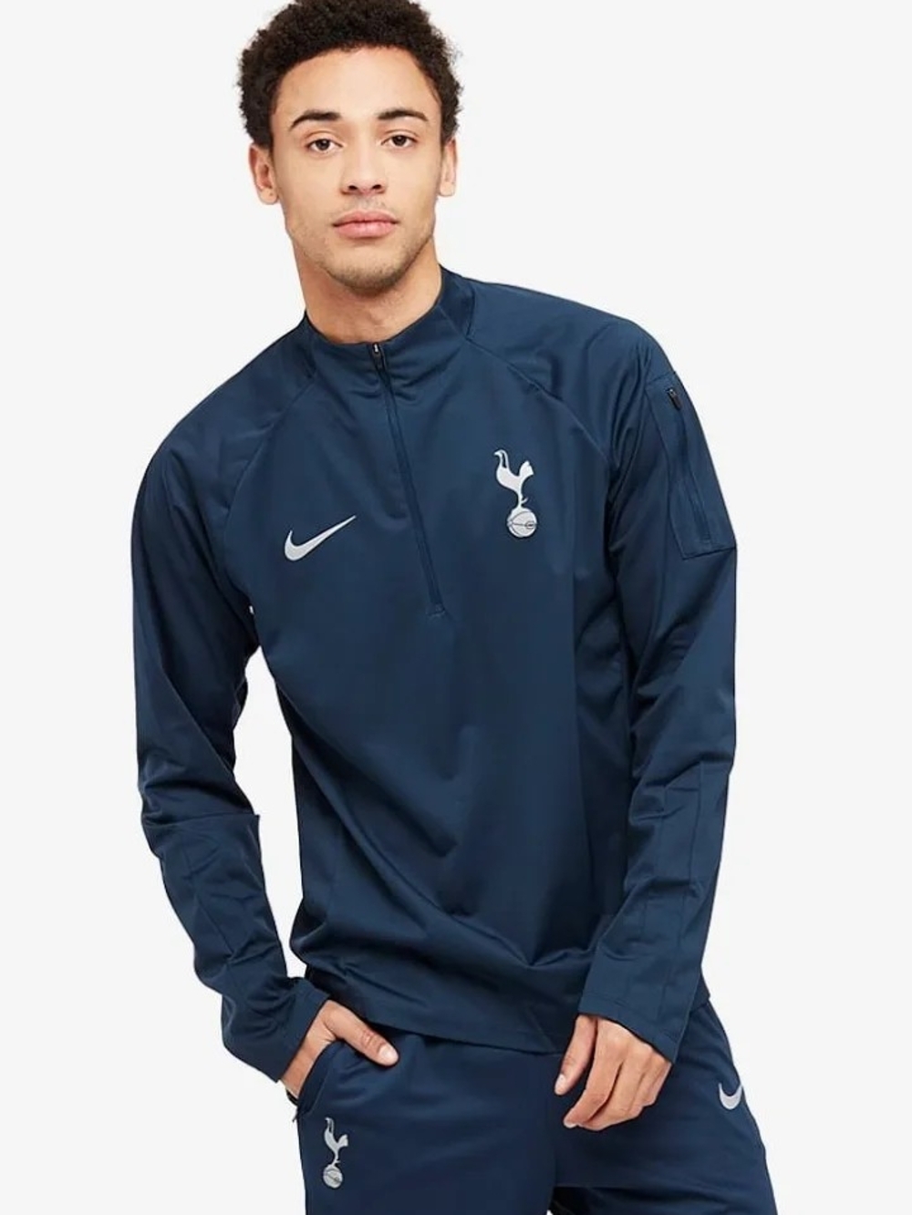 Nike Men's Navy Tottenham Hotspur Quarter-Zip Training Top